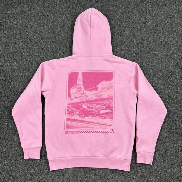 Formula 1 Las Vegas Grand Prix 2024 Pink Hoodie Long Sleeve Pullover Size XS - Picture 1 of 7